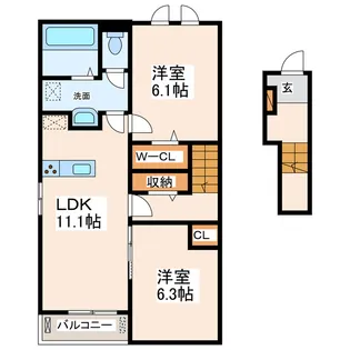 ネーロ スタイル【2階】の間取り