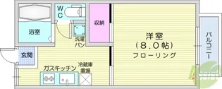 ドミー・ローザンヌ【2階】の間取り