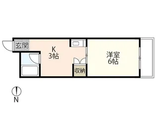 M-1ビル【2階】の間取り