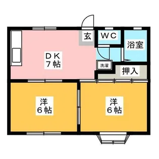 シャトル日和屋【1階】の間取り