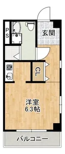 アルテリーベ【3階】の間取り