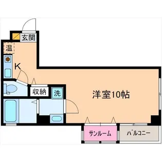 スクエアコート【5階】の間取り