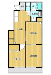 コーポ桐栄【2階】の間取り