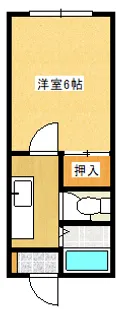 宮城県仙台市宮城野区福田町2【アパート】の間取り