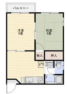 カーサ・クレール【2階】の間取り