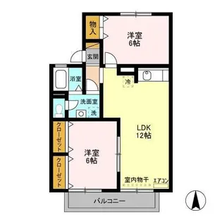 アルカディア IV【1階】の間取り