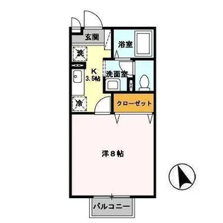 さくらヒルズ【2階】の間取り