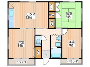セントポリア高柳【3階】の間取り