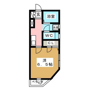 ポエーム・ドゥ・フェ【1階】の間取り