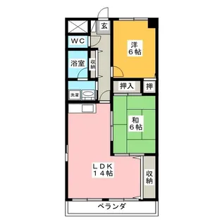 カルフール I【3階】の間取り