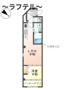 埼玉県狭山市新狭山3【アパート】の間取り