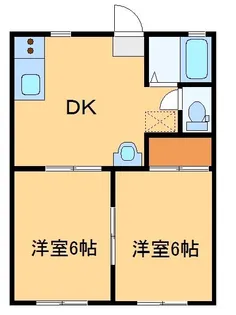 セゾン・ド・シナモン【2階】の間取り