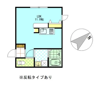 コンフォート駅前【1階】の間取り