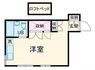 1Rの間取り画像