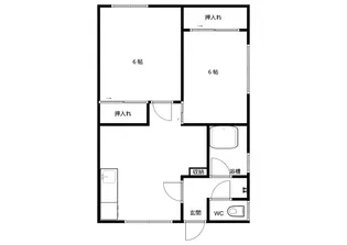 澤口アパート【1階】の間取り
