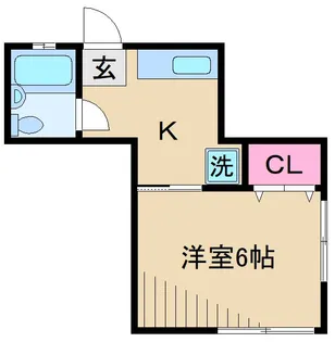 増田ハイツ【1階】の間取り