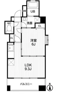 大阪府大阪市西区立売堀3【マンション】の間取り