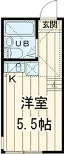 1Rの間取り画像