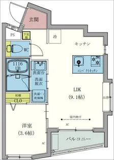 RADICA【1階】の間取り