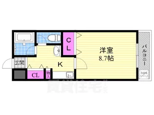 Mローゼ忍ヶ丘【3階】の間取り