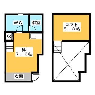 ao【1階】の間取り
