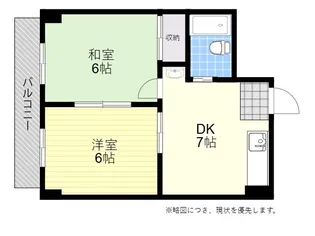 つかさアーバングリーン大道【2階】の間取り