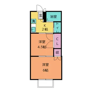 シェルテ【2階】の間取り