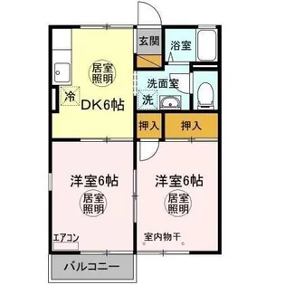 千葉県市原市五井西4【アパート】の間取り