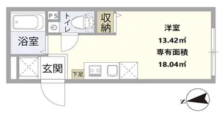 SLB西新井【3階】の間取り