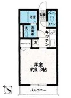 神奈川県小田原市南町4【アパート】の間取り
