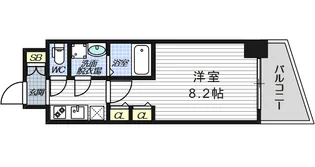 大阪府大阪市西区川口1【マンション】の間取り