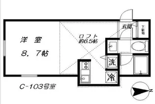 赤れんがの家【1階】の間取り