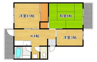 第1住田マンション【4階】の間取り