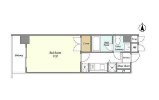 NONA PLACE渋谷神山町【2階】の間取り