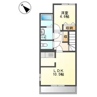 大阪府岸和田市額原町【アパート】の間取り