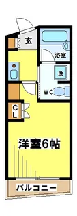 東京都世田谷区南烏山4【マンション】の間取り