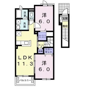 ネオ アライブ【2階】の間取り