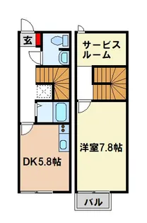 ほたるの里 槇 Eの間取り