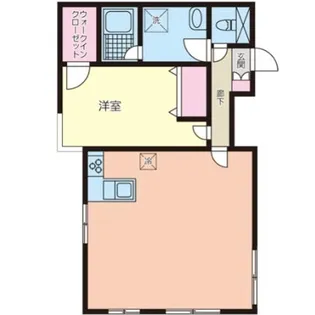 ベラドンナ五本木【2階】の間取り