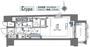 ZOOM四谷左門町【10階】の間取り