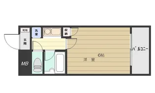 トーカンキャステール鹿児島駅前806号【8階】の間取り