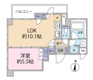 藤和シティホームズ阿佐ヶ谷駅前【2階】の間取り