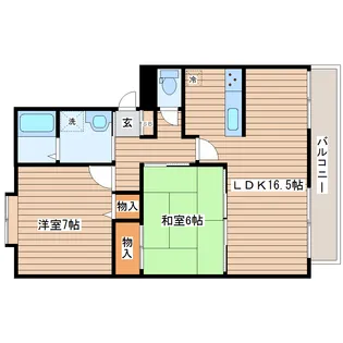 コージィコート壱番館【2階】の間取り