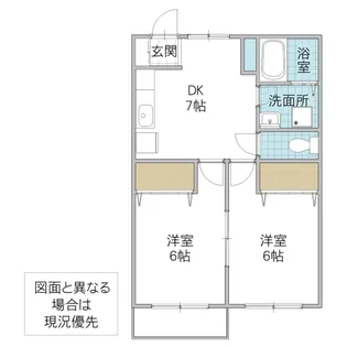 リバディールエステート【2階】の間取り