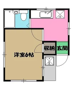 ホワイト・ルーム【1階】の間取り