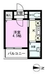 メルディア柴又B【2階】の間取り