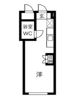 メゾンサンスイ【2階】の間取り