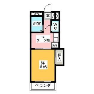 プラネット南橋本【2階】の間取り