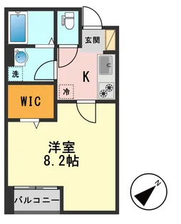 ラブキャット【1階】の間取り