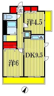 千葉県船橋市本郷町【マンション】の間取り